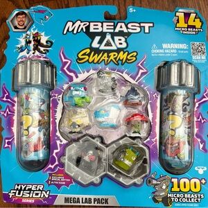 Mr Beast Lab Swarms Hyper Fusion Series Mega Lab Pack Brand New Sealed In Box